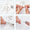 30Pcs 925 Sterling Silver Crimp Beads Covers FIND-BBC0002-98-5