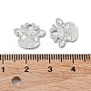 Rhodium Plated 925 Sterling Silver Charms STER-C003-13P-3