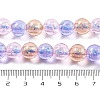 Handmade Foil Lampwork Beads Strands FOIL-K003-06B-15-4