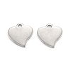 Non-Tarnish 304 Stainless Steel Charms STAS-K218-03P-1