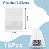 Non-woven Fabric Shoes Storage Bags with Visible Window ABAG-WH0045-13B-2