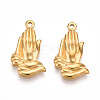 304 Stainless Steel Pendants STAS-N109-93G-1