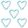 5Pcs Zinc Alloy Spring Gate Rings FIND-TA0009-73L-2