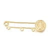 Saint Benedict Brass Safety Pins Brooch Findings LS-KK-E802-41A-G-1