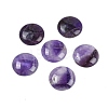 Natural Amethyst Cabochons G-H1596-FR-25mm-11-1