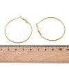 304 Stainless Steel Hoop Earring Findings SA-CBABC0F-02G-3