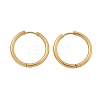 Ion Plating(IP) 304 Stainless Steel Huggie Hoop Earrings EJEW-F111B-25mm-G-2