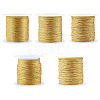 5 Rolls 5 Sizes Round PET Metallic Thread MCOR-TA0001-02B-1