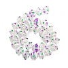 Glass with Enamel Beads Strands GLAA-M047-01D-2
