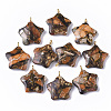 Assembled Synthetic Imperial Jasper and Bronzite Pendants G-S366-002A-1