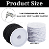 4Rolls 2 Colors Elastic Cords EC-PA0001-02B-2