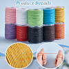 10 Rolls 10 Colors Waxed Nylon Cord DIY-WH0656-17B-4