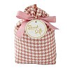 Cloth Tartan Gift Candy Drawstring Bags ST-CJ0003-01A-1