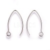 Tarnish Resistant 304 Stainless Steel Earring Hooks STAS-O119-03P-2