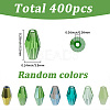 400Pcs 2 Bags Electroplate Glass Beads GLAA-SC0003-36A-2