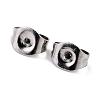 Tarnish Resistant 304 Stainless Steel Ear Nuts A-STAS-O084-02-2