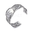 Constellation Alloy Open Cuff Bangles for Women Men BJEW-C064-01AS-02-1