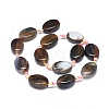 Natural Banded Agate/Striped Agate Beads Strands G-L544-010-4