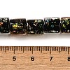 Handmade Dichroic Foil Glass Beads Strands DICH-U001-09A-4
