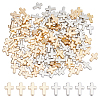 300Pcs 2 Colors CCB Plastic Beads CCB-DC0001-12-1