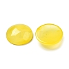 Natural Yellow Agate Cabochons G-E492-A-14-2
