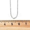 Tarnish Resistant Classic Plain 304 Stainless Steel Mens Womens Cable Chain Necklaces STAS-M174-025P-3