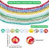 Electroplate Glass Beads Strands EGLA-PH0003-13-2