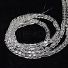 Glass Beads Strands EGLA-J028-3x3mm-01-2