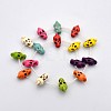 Synthetic Turquoise Skull Beads Strands TURQ-F004-01-1