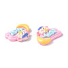Opaque Resin Cabochons CRES-P023-01C-3