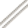 Non-Tarnish 201 Stainless Steel Curb Chain Necklaces for Men NJEW-Q336-08A-P-4