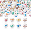 Craftdady 70Pcs 7 Colors Theaceae Wood Beads WOOD-CD0001-24-1