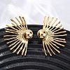 304 Stainless Steel Stud Earrings EJEW-Z098-07G-1