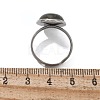 Half Round Natural Indian Agate Finger Rings RJEW-M062-01P-22-3