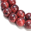 Baking Paint Glass Beads Strands GL-CBA8F4B-02C-2