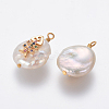 Natural Cultured Freshwater Pearl Pendants PEAR-L027-11A-2