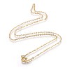 Brass Cable Chain Necklaces SW028-G-1