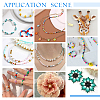 15 Colors Glass Seed Beads SEED-PH0012-08-WH-6