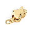 Brass Box Clasps KK-P291-49G-3