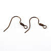 Brass Earring Hooks KK-Q363-AB-NF-1