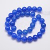 Natural & Dyed Malaysia Jade Bead Strands G-A146-12mm-A21-2
