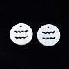 Natural Freshwater Shell Charms SHEL-N027-10E-2