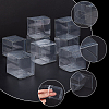 BENECREAT 40Pcs Square PET Clear Party Favor Gift Box DIY-BC0006-41A-5