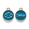 Alloy Enamel Pendants LS-ENAM-S124-01B-05D-1