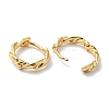 Brass Hoop Earrings EJEW-M236-01I-G-2