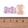 Luminous UV Plating Transparent Acrylic Beads OACR-N160-52-5