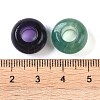 Natural Fluorite European Beads G-G740-14x8mm-41-3
