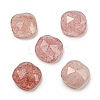 Natural Strawberry Quartz Cabochons G-M431-01D-1