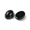 Synthetic Black Stone Cabochons G-A094-01B-38-2