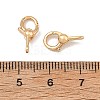 SHEGRACE Brass Spring Ring Clasps XGRQ58597-785G-3
